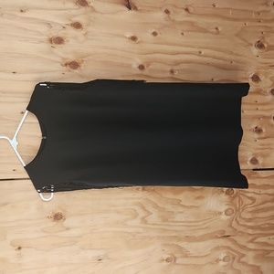 Forever 21 Sleeveless Women Medium M Black Tassel Dress